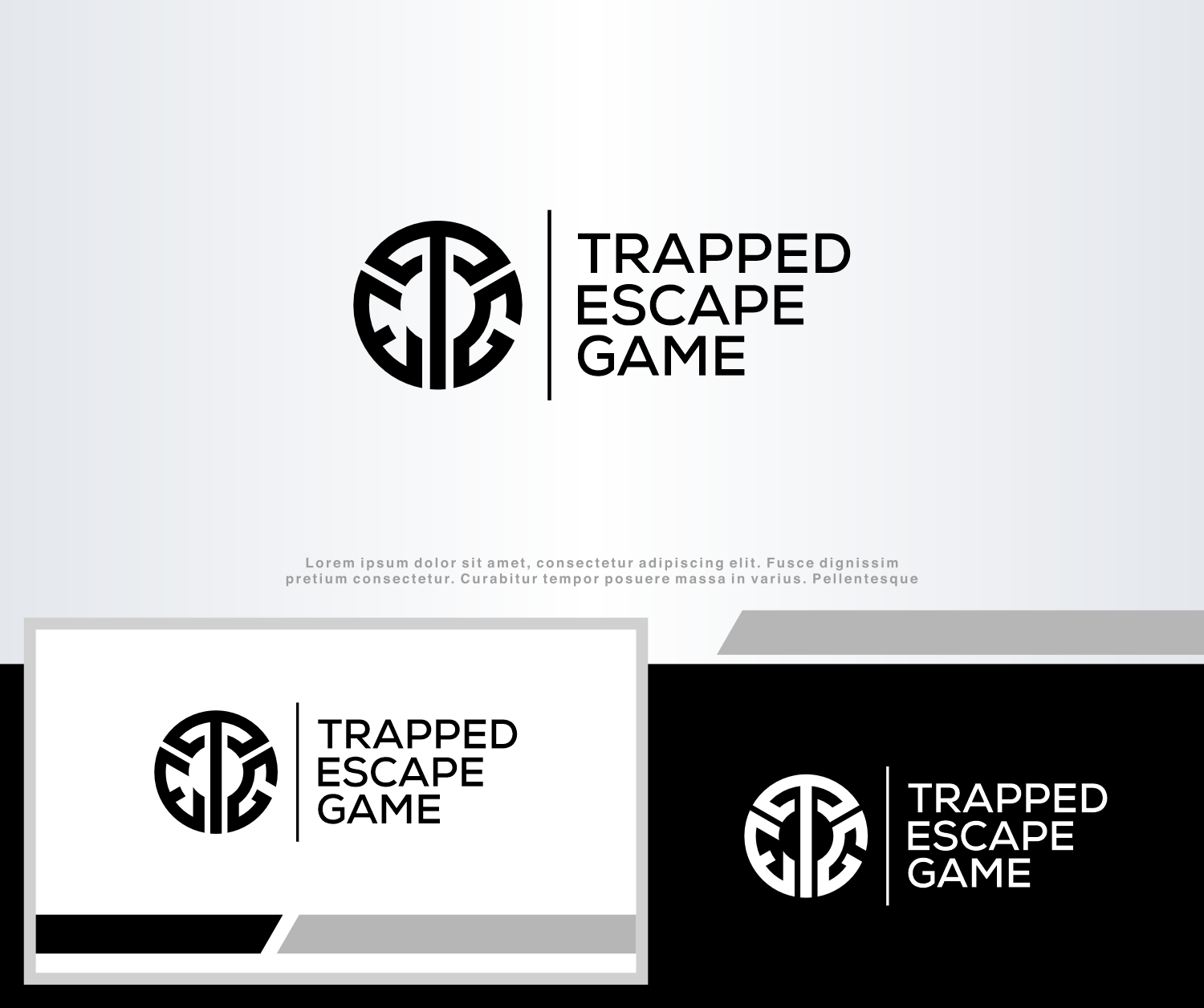 Logo Design by Fenrirgraphy for Trapped Escape Game | Design #37143130