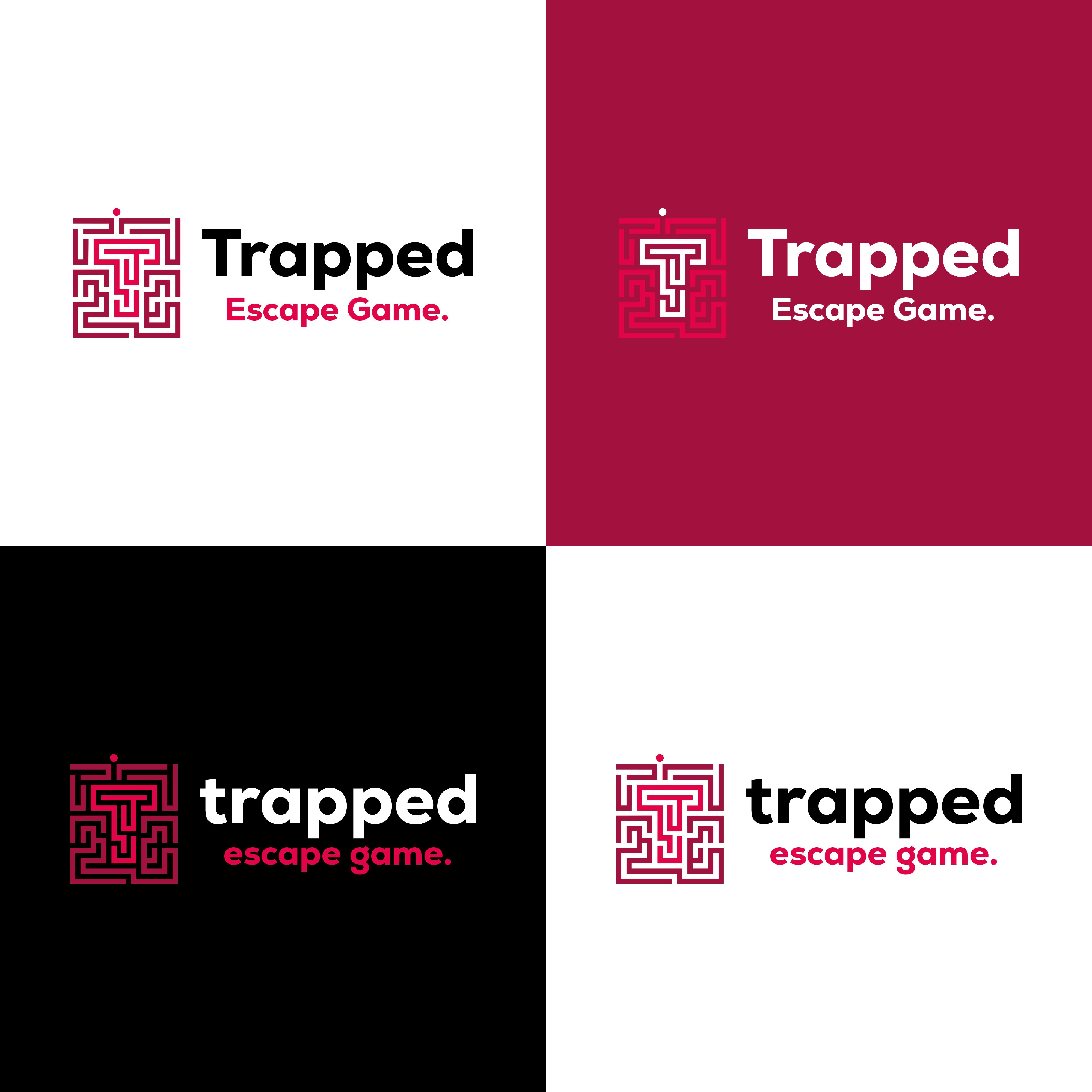 Logo Design by Bione for Trapped Escape Game | Design #37155433