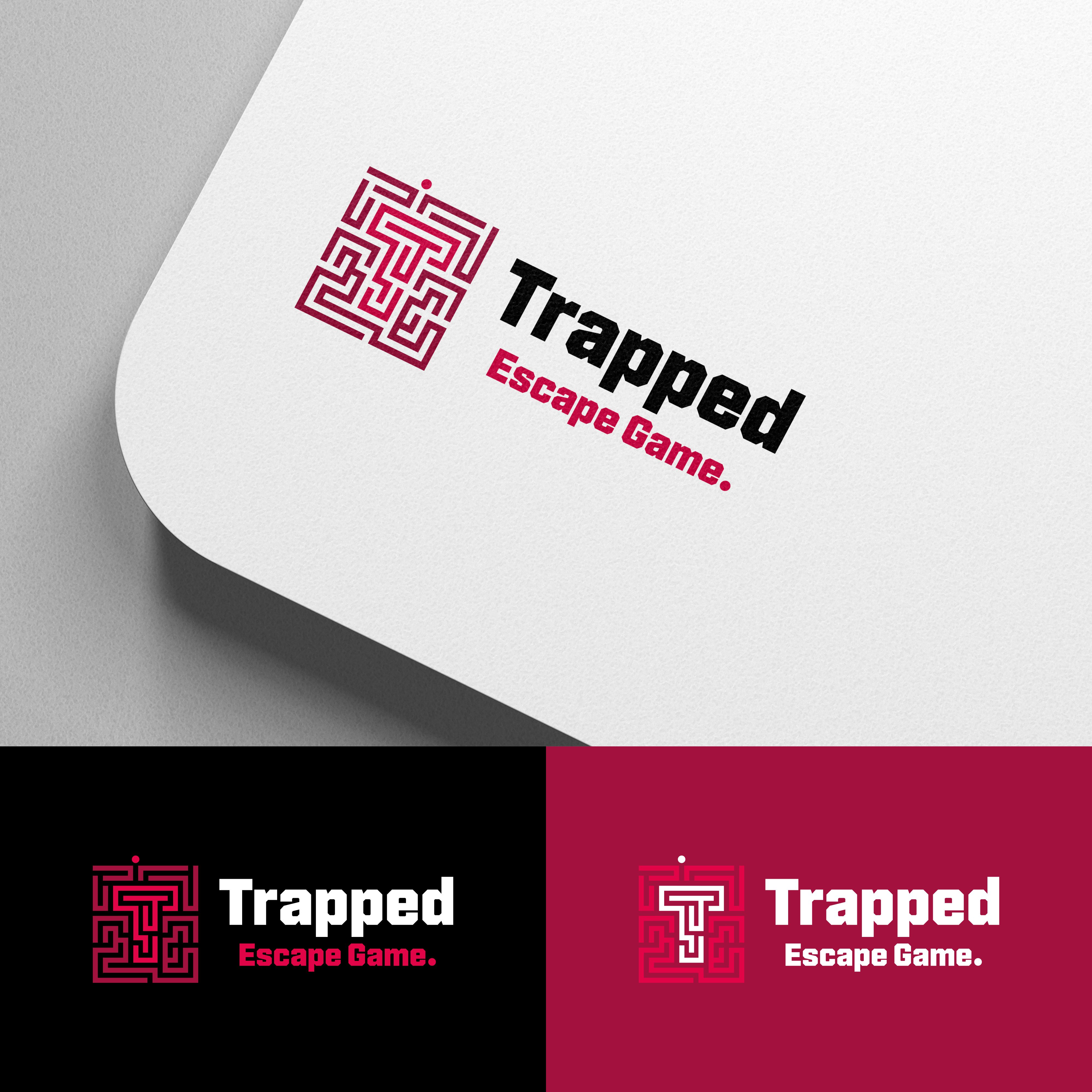 Logo Design by Bione for Trapped Escape Game | Design #37155512