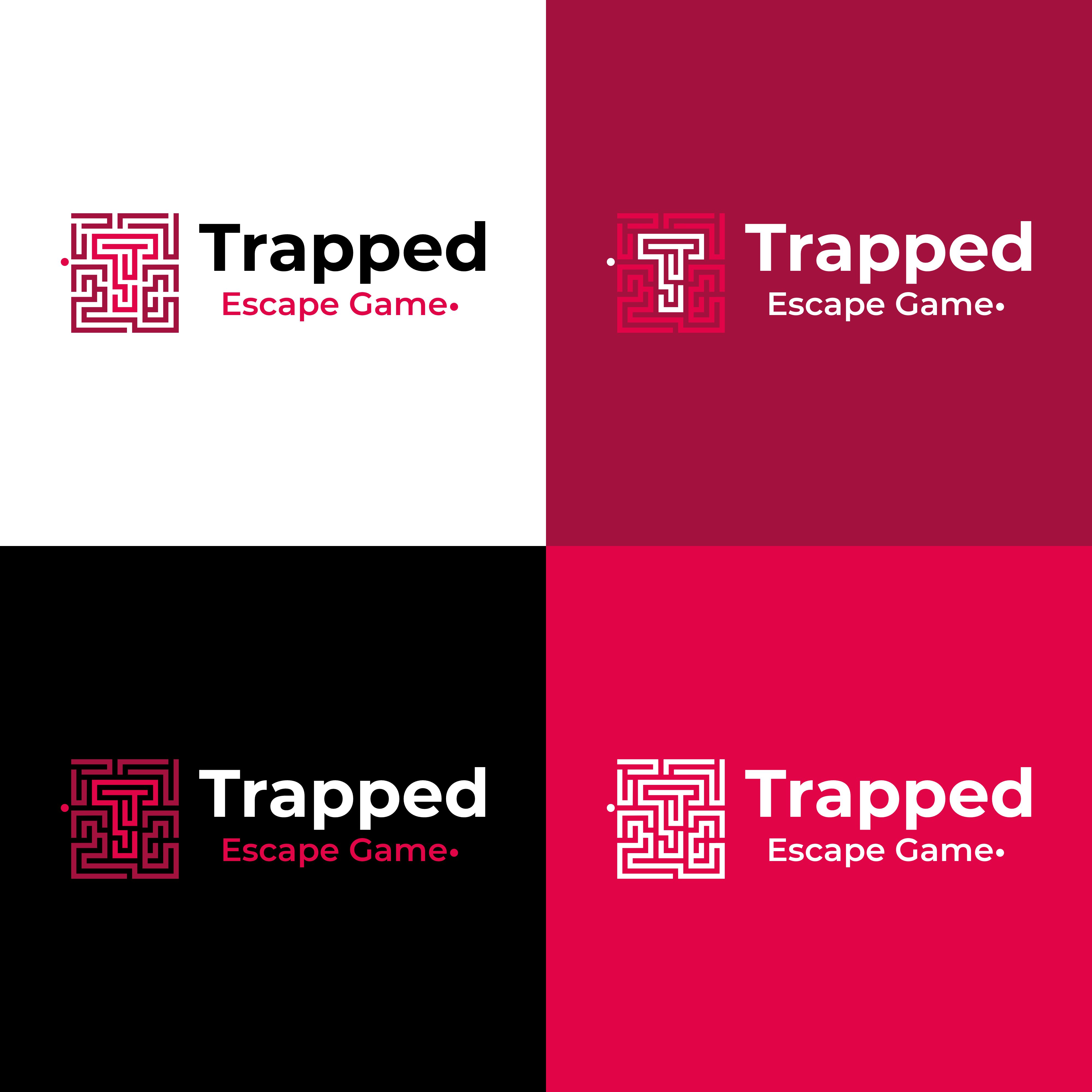Logo Design by Bione for Trapped Escape Game | Design #37158373