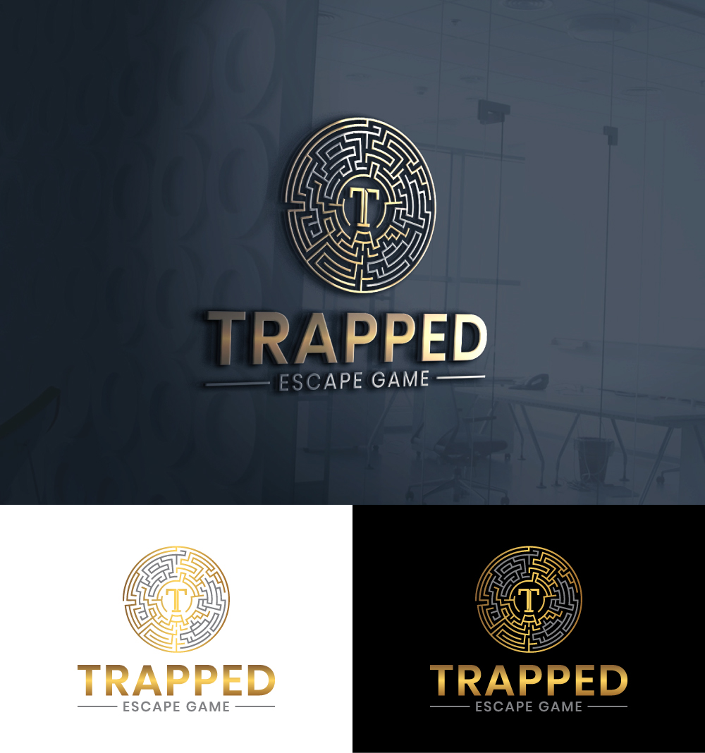 Logo Design by bute for Trapped Escape Game | Design #37151000