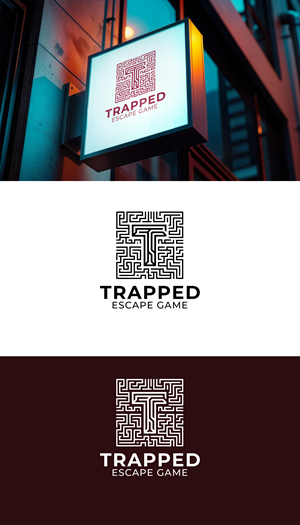 Logo Design by Fazli Ahmad for Trapped Escape Game | Design: #37150113