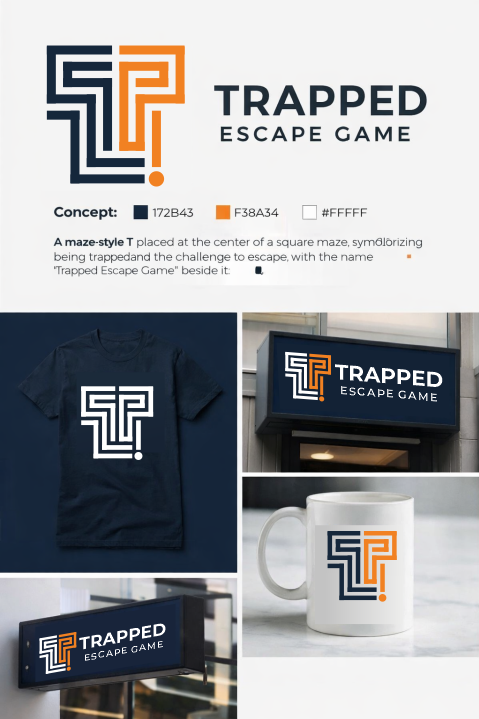 Logo Design by cplcrtn3 for Trapped Escape Game | Design #37146281