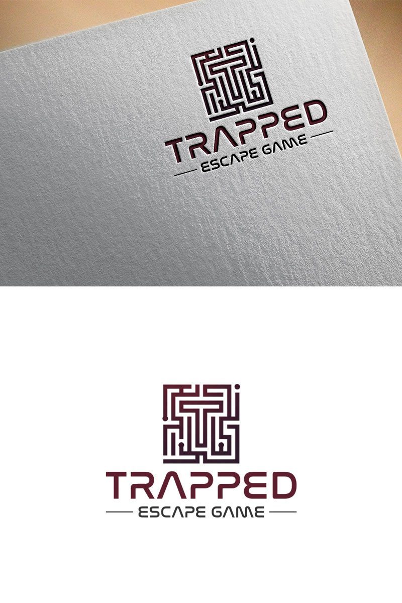 Logo Design by jessica-mano for Trapped Escape Game | Design #37145080