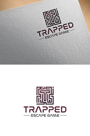 Logo Design by jessica-mano for Trapped Escape Game | Design: #37145080