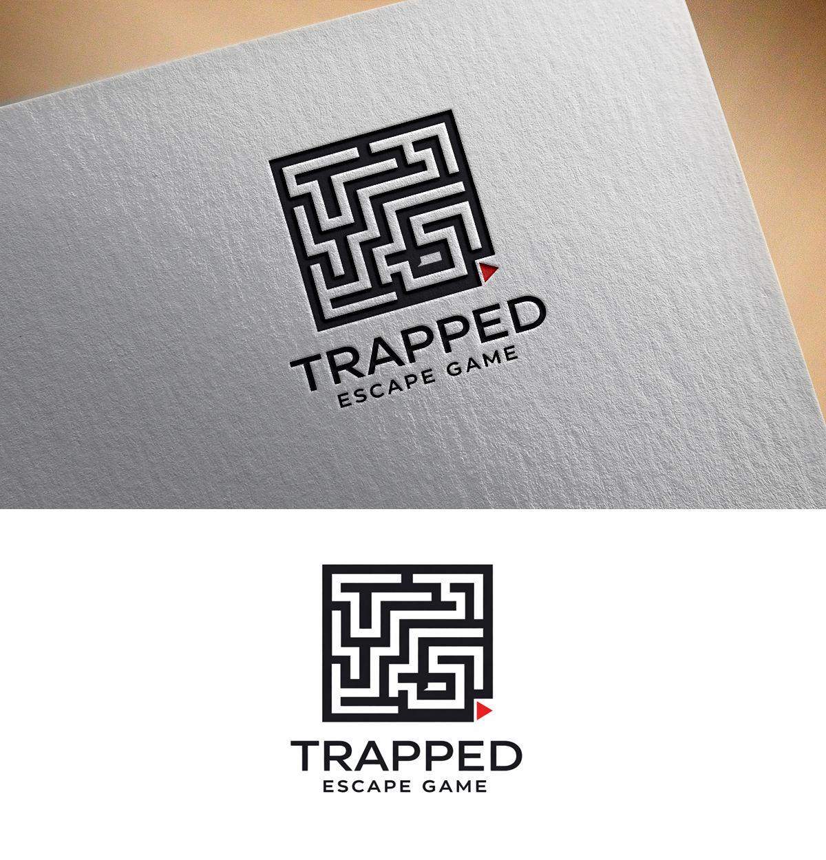 Logo Design by 9me art for Trapped Escape Game | Design #37146256
