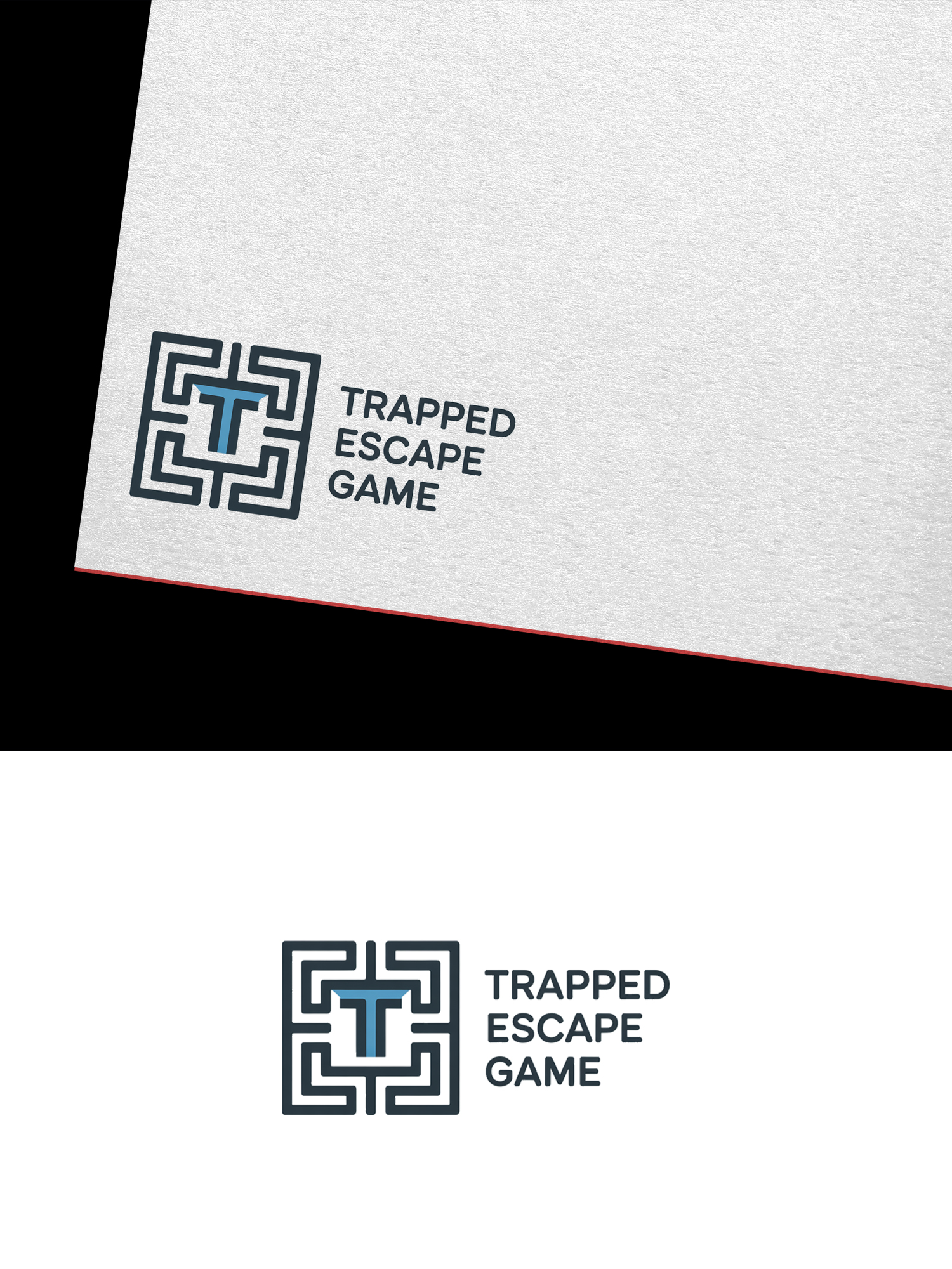Logo Design by Infinity Pixel Studio 2026 for Trapped Escape Game | Design #37142007
