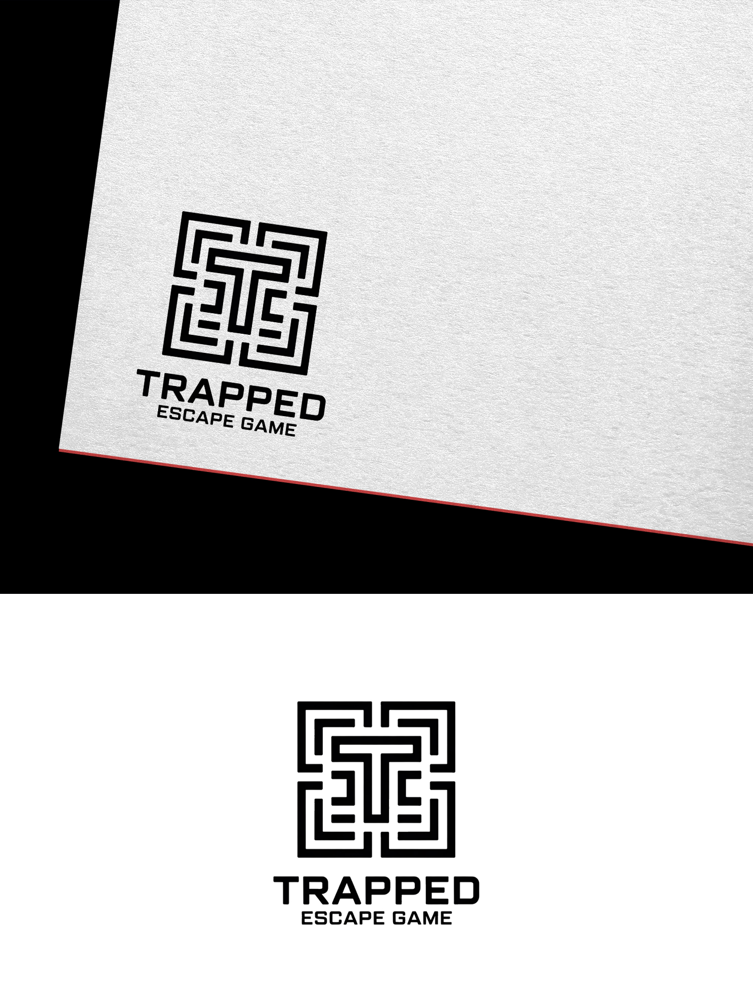 Logo Design by Infinity Pixel Studio 2026 for Trapped Escape Game | Design #37142010