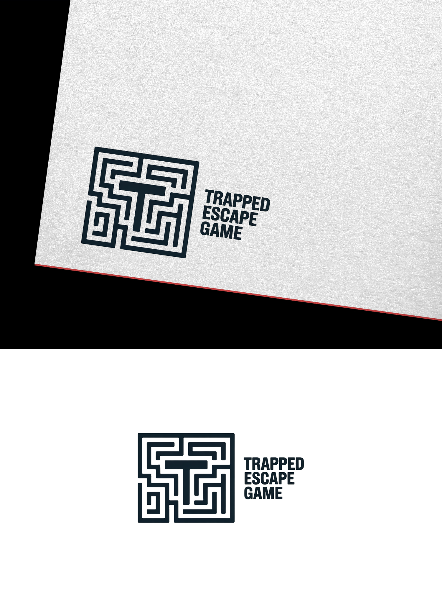 Logo Design by Infinity Pixel Studio 2026 for Trapped Escape Game | Design #37142012