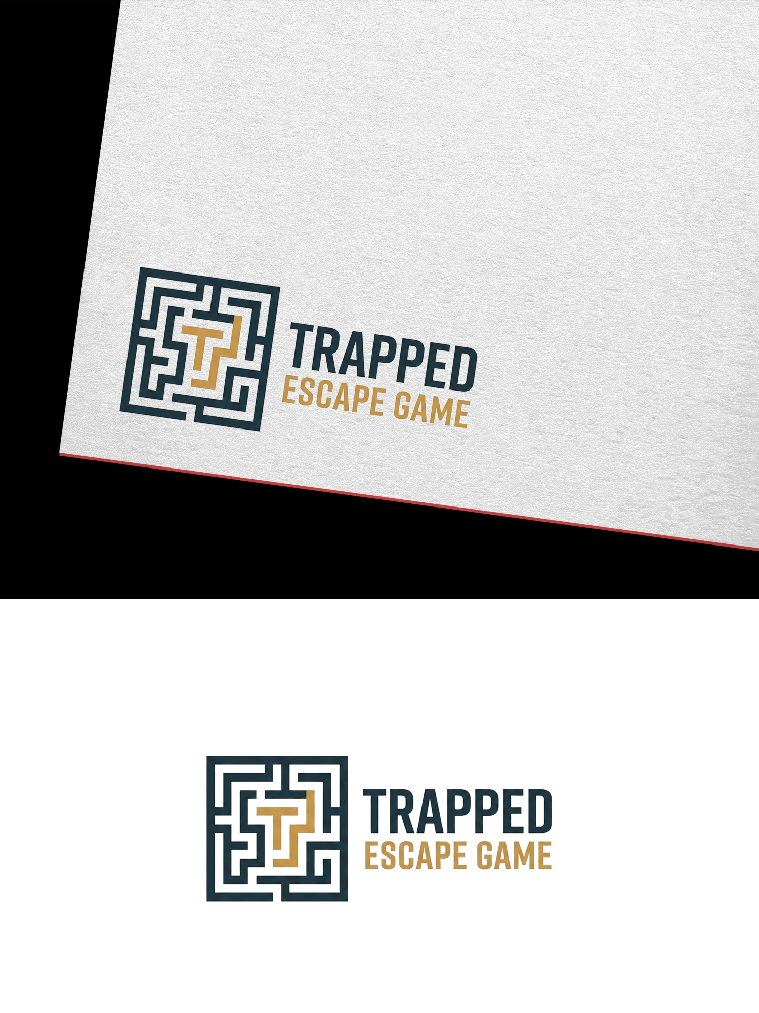 Logo Design by Infinity Pixel Studio 2026 for Trapped Escape Game | Design #37142017