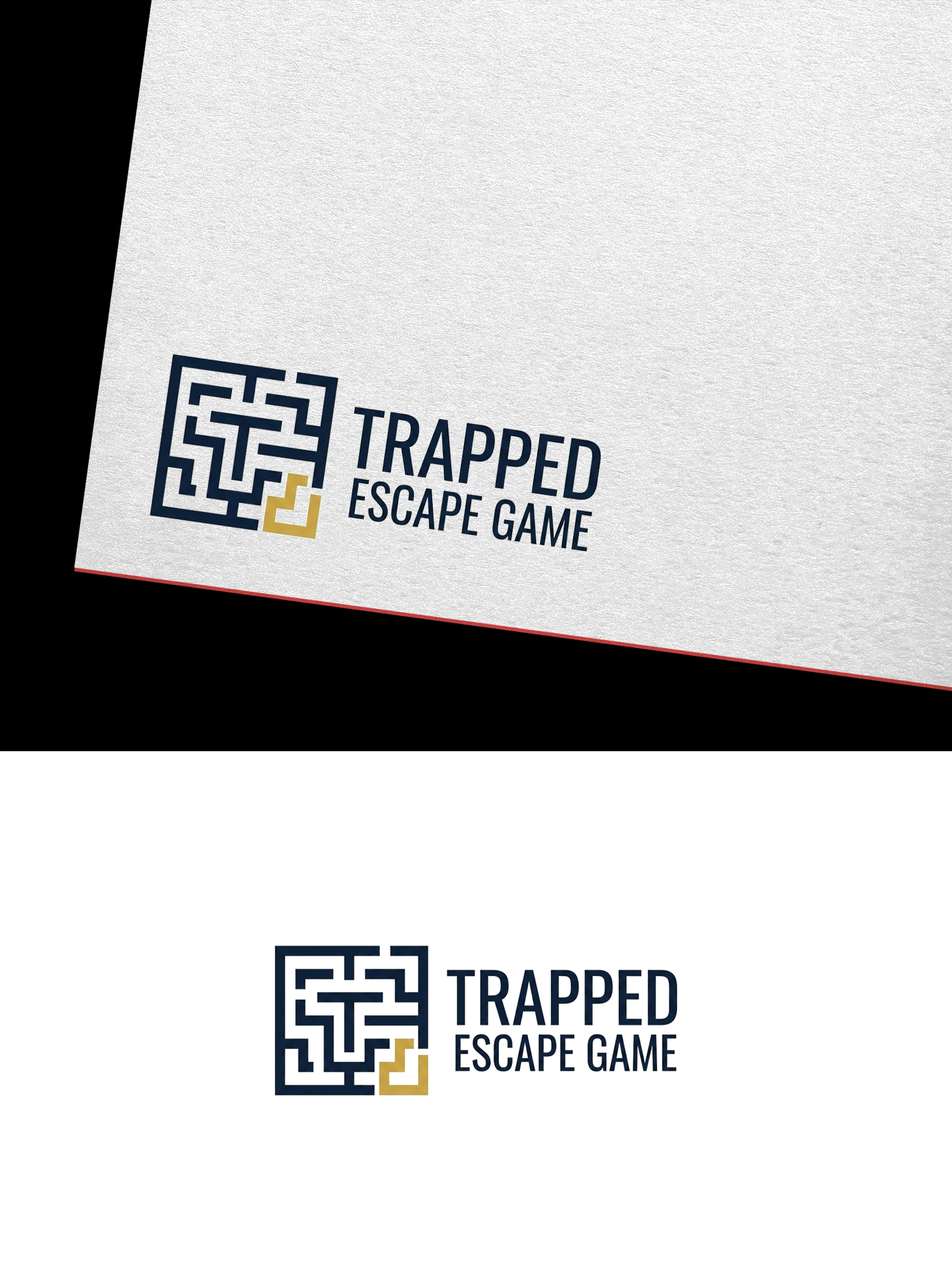 Logo Design by Infinity Pixel Studio 2026 for Trapped Escape Game | Design #37142018