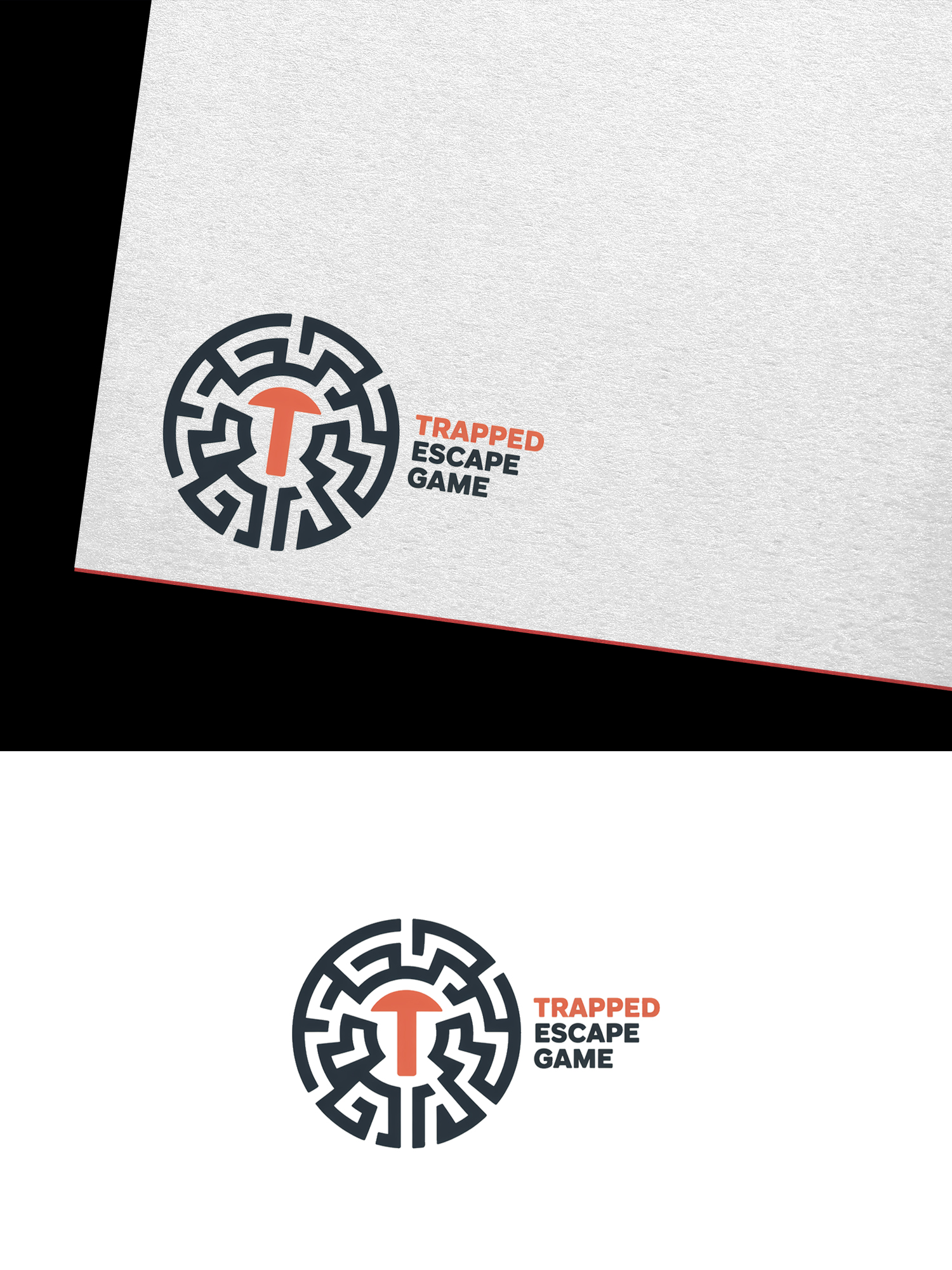 Logo Design by Infinity Pixel Studio 2026 for Trapped Escape Game | Design #37142025