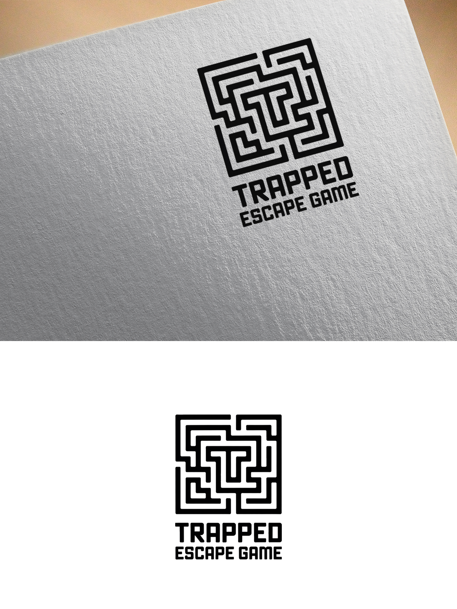 Logo Design by Infinity Pixel Studio 2026 for Trapped Escape Game | Design #37142027