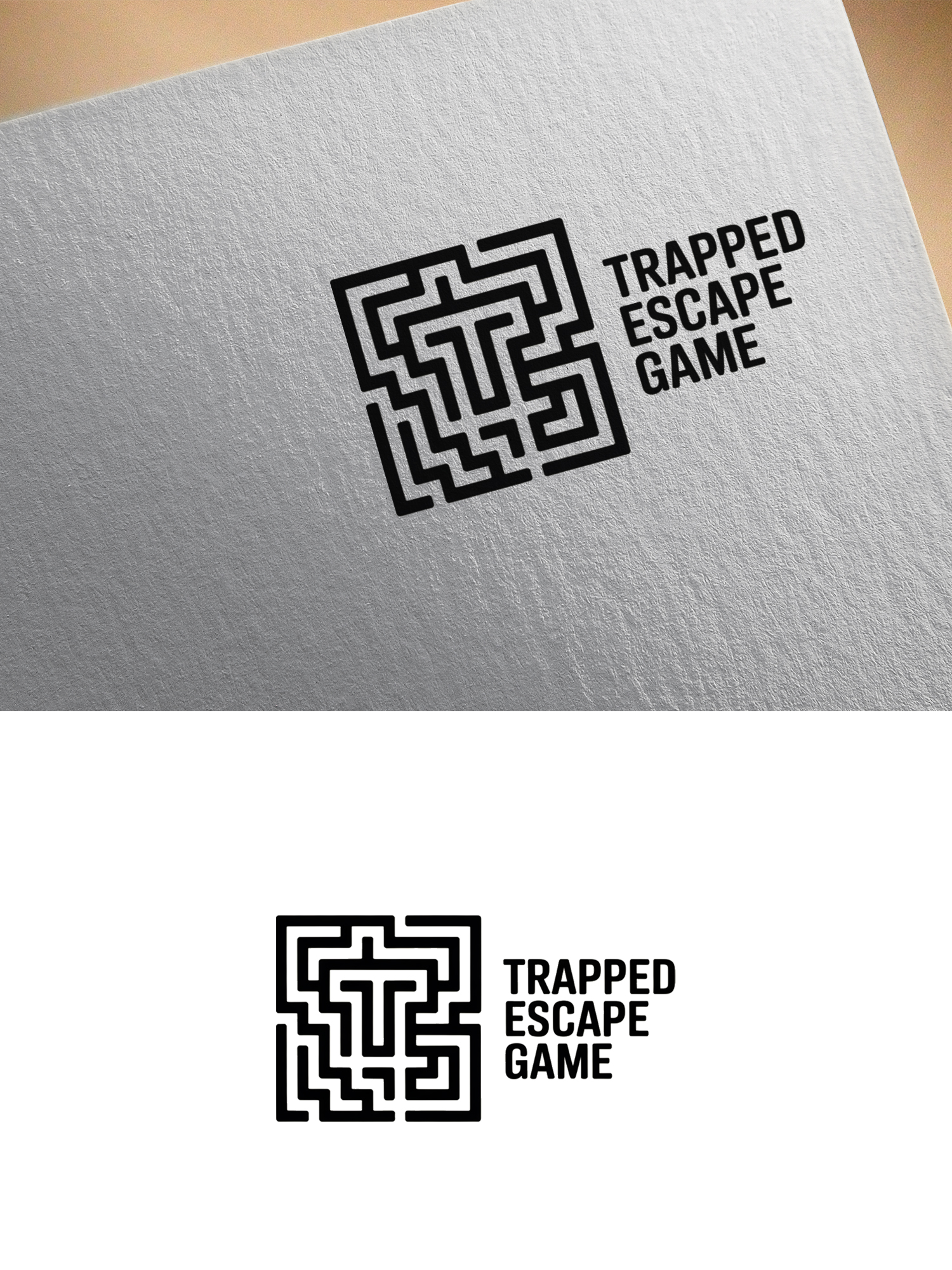Logo Design by Infinity Pixel Studio 2026 for Trapped Escape Game | Design #37142029
