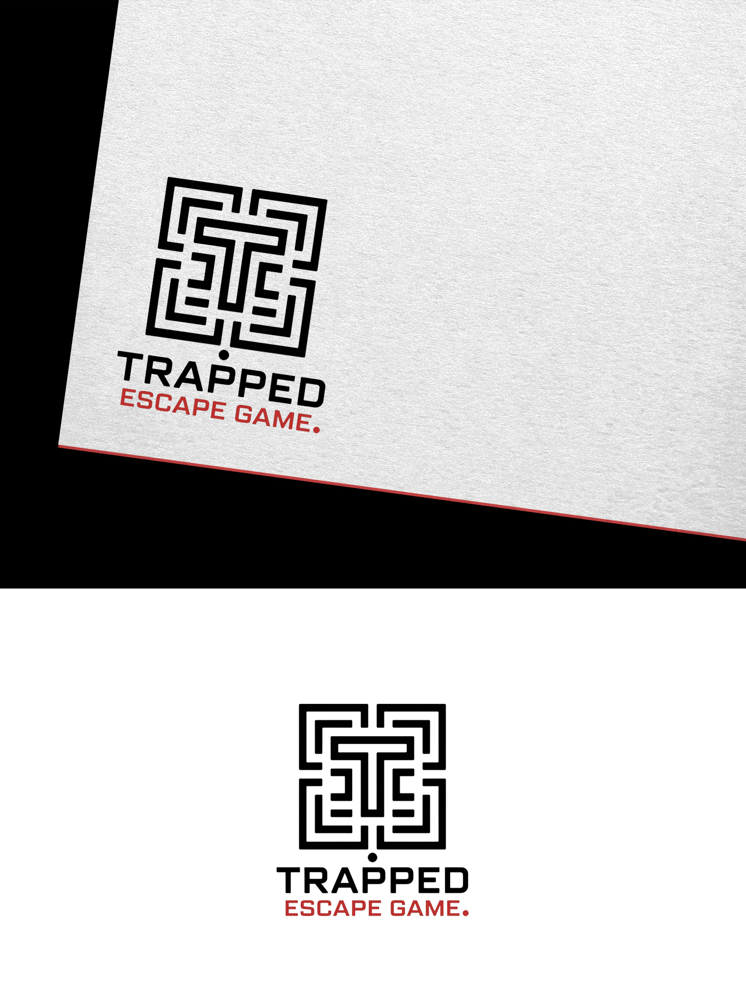 Logo Design by Infinity Pixel Studio 2026 for Trapped Escape Game | Design #37164124