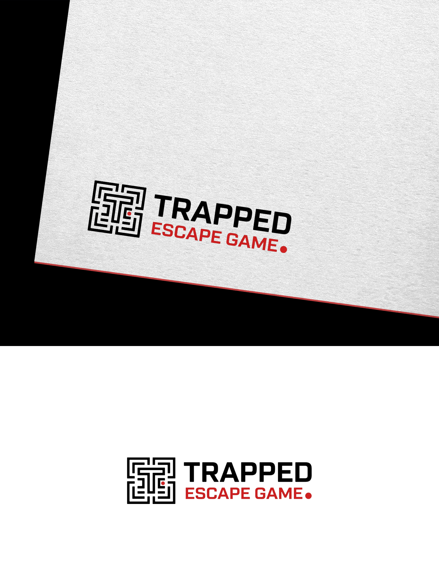 Logo Design by Infinity Pixel Studio 2026 for Trapped Escape Game | Design #37164125