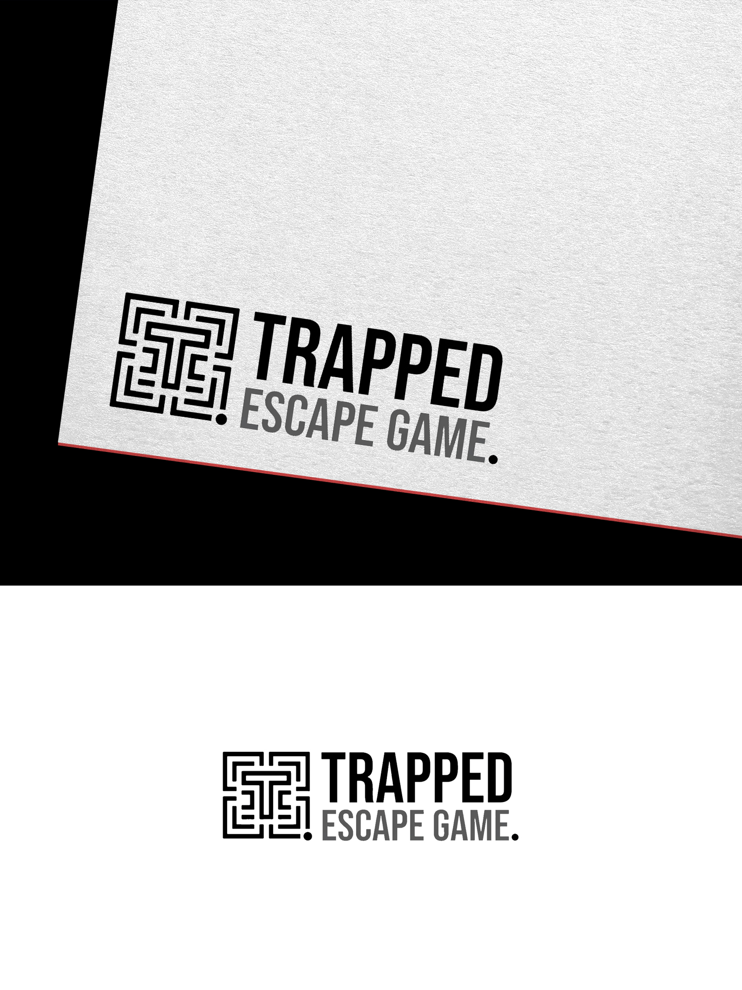 Logo Design by Infinity Pixel Studio 2026 for Trapped Escape Game | Design #37164126