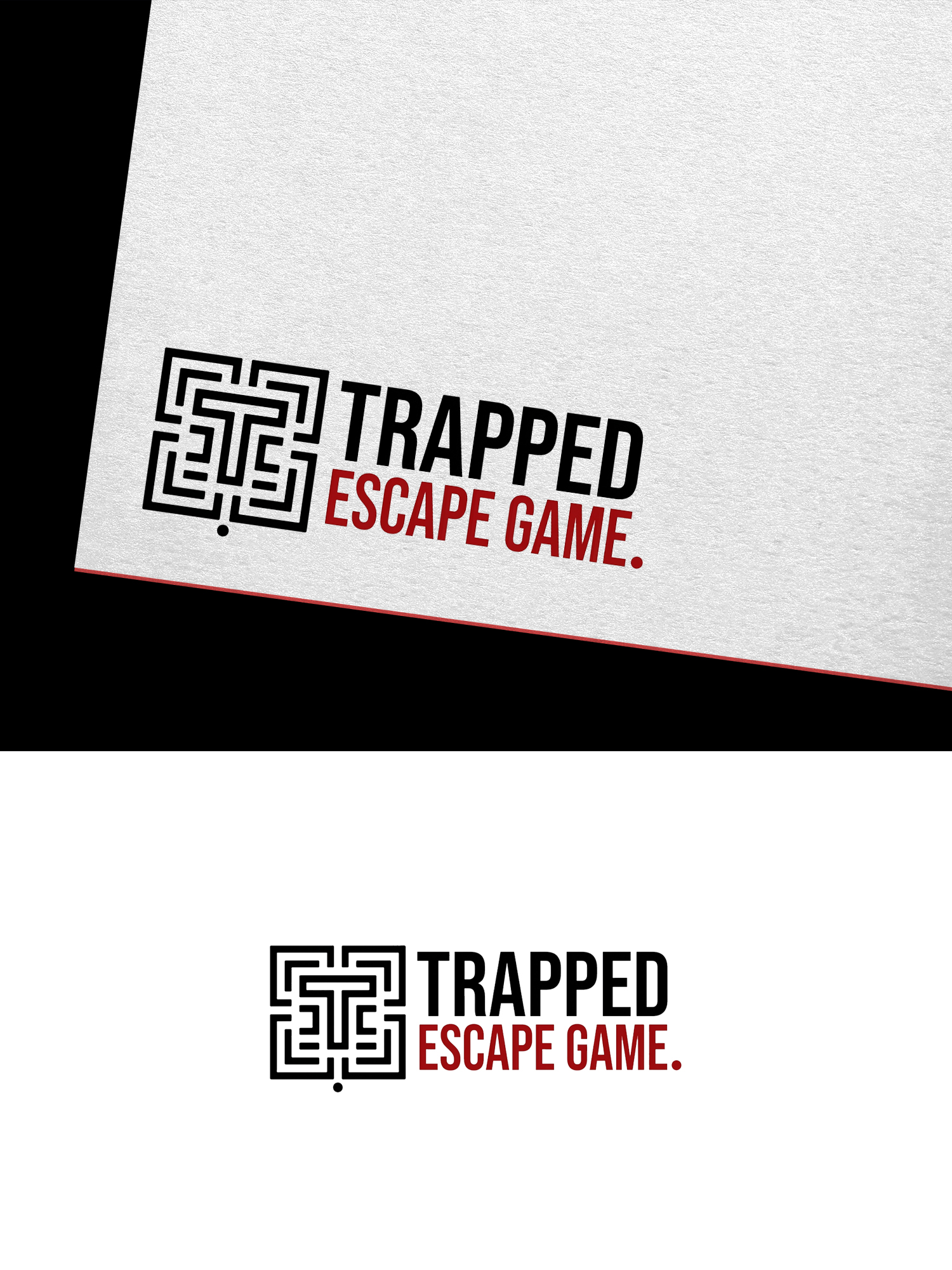 Logo Design by Infinity Pixel Studio 2026 for Trapped Escape Game | Design #37164128