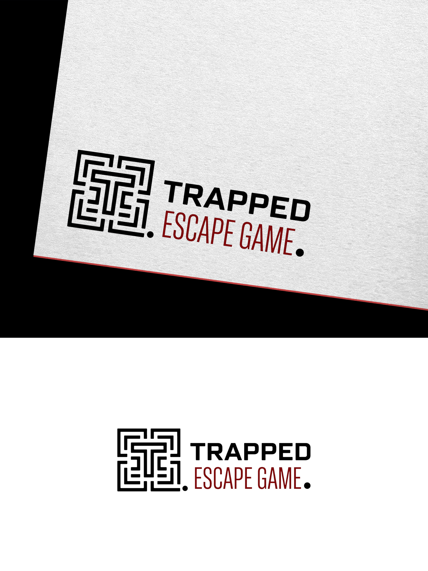 Logo Design by Infinity Pixel Studio 2026 for Trapped Escape Game | Design #37164129