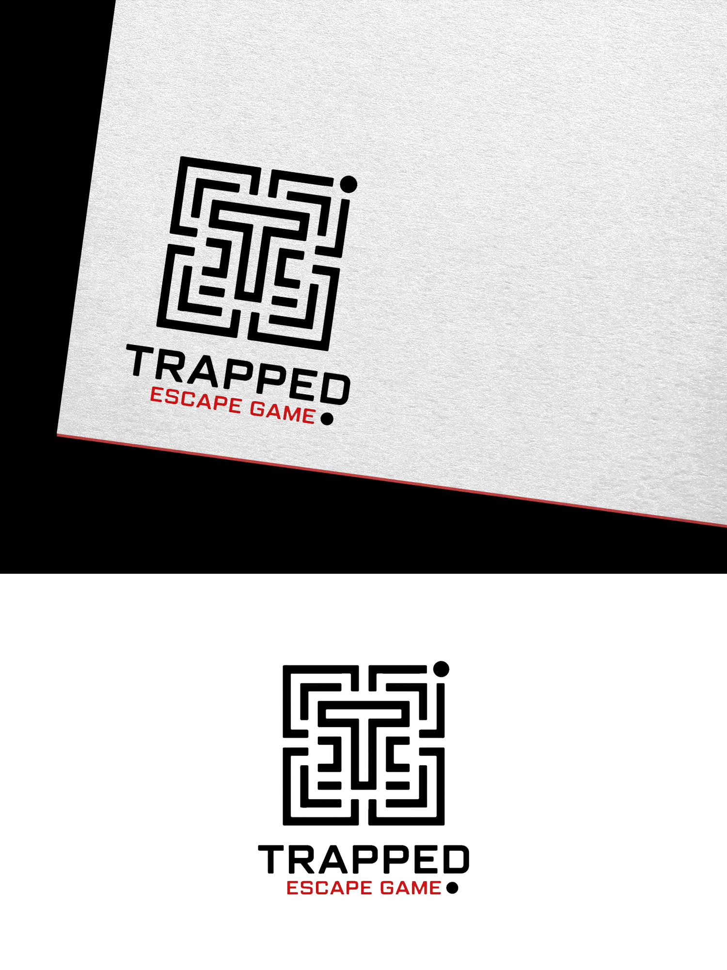 Logo Design by Infinity Pixel Studio 2026 for Trapped Escape Game | Design #37164133