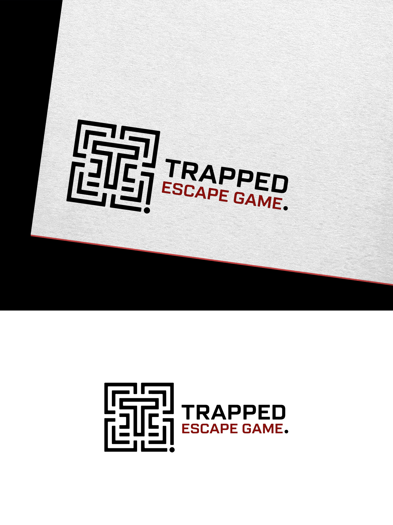 Logo Design by Infinity Pixel Studio 2026 for Trapped Escape Game | Design #37164134