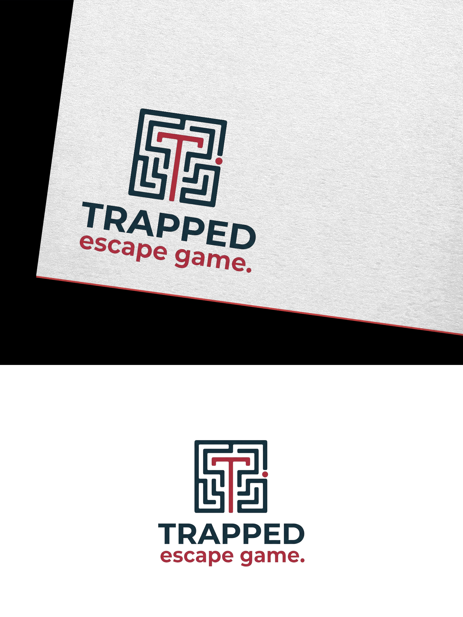 Logo Design by Infinity Pixel Studio 2026 for Trapped Escape Game | Design #37164269