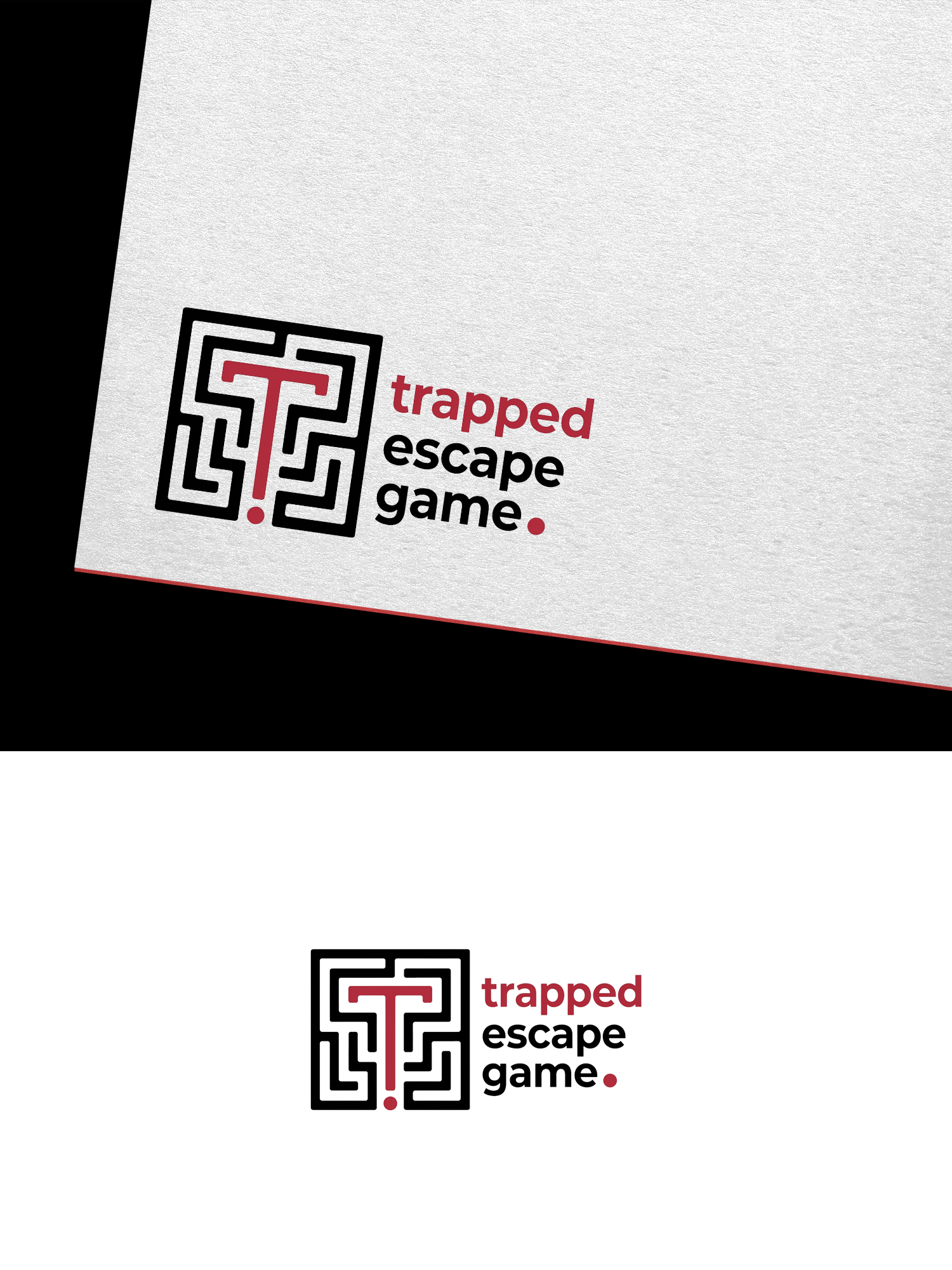 Logo Design by Infinity Pixel Studio 2026 for Trapped Escape Game | Design #37164284