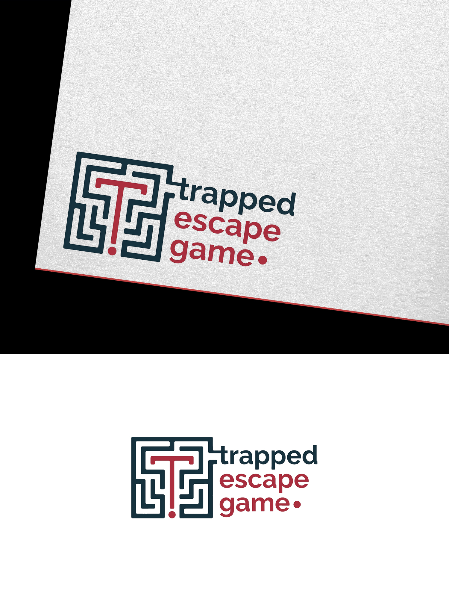 Logo Design by Infinity Pixel Studio 2026 for Trapped Escape Game | Design #37164285