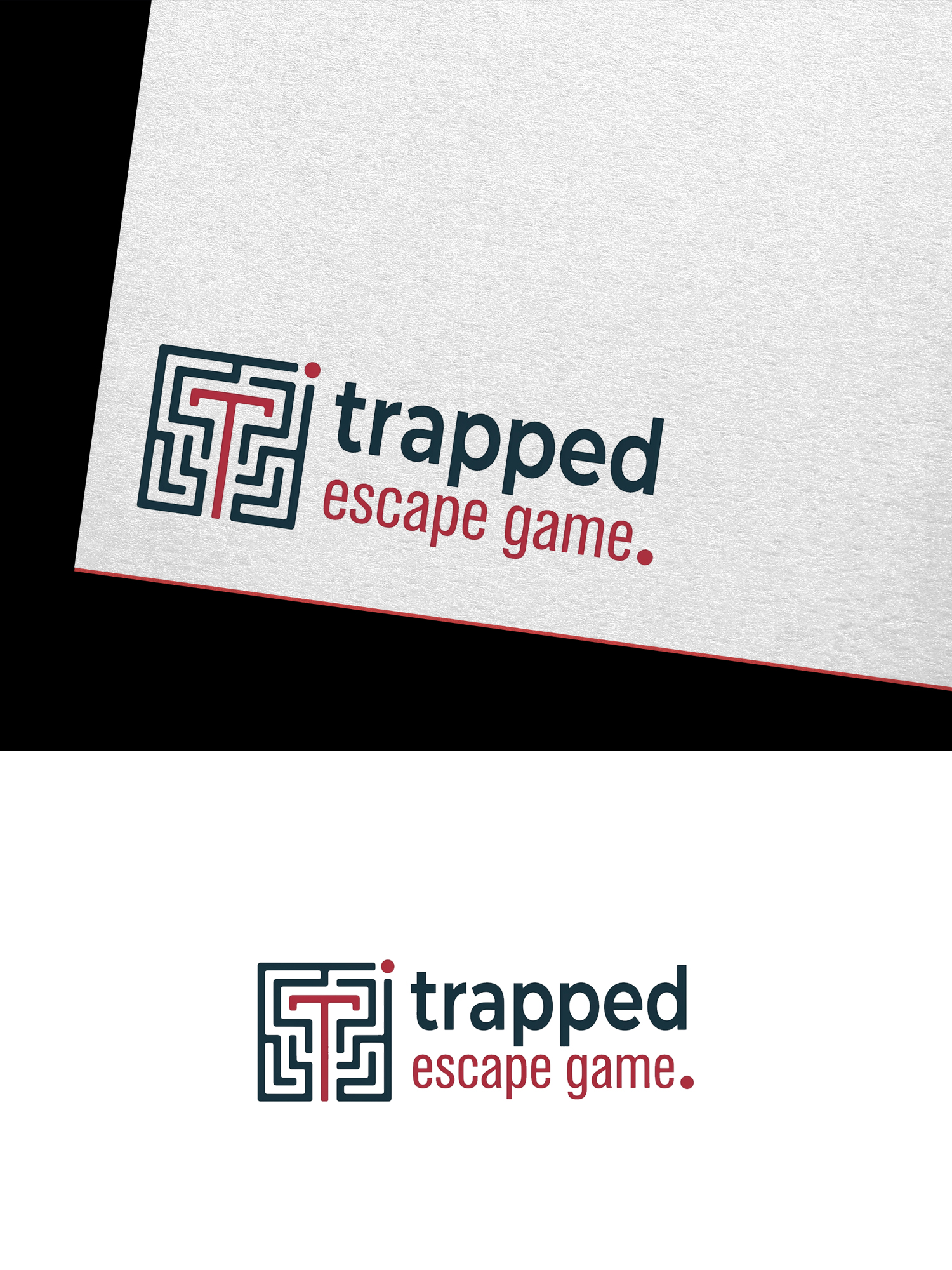 Logo Design by Infinity Pixel Studio 2026 for Trapped Escape Game | Design #37164286