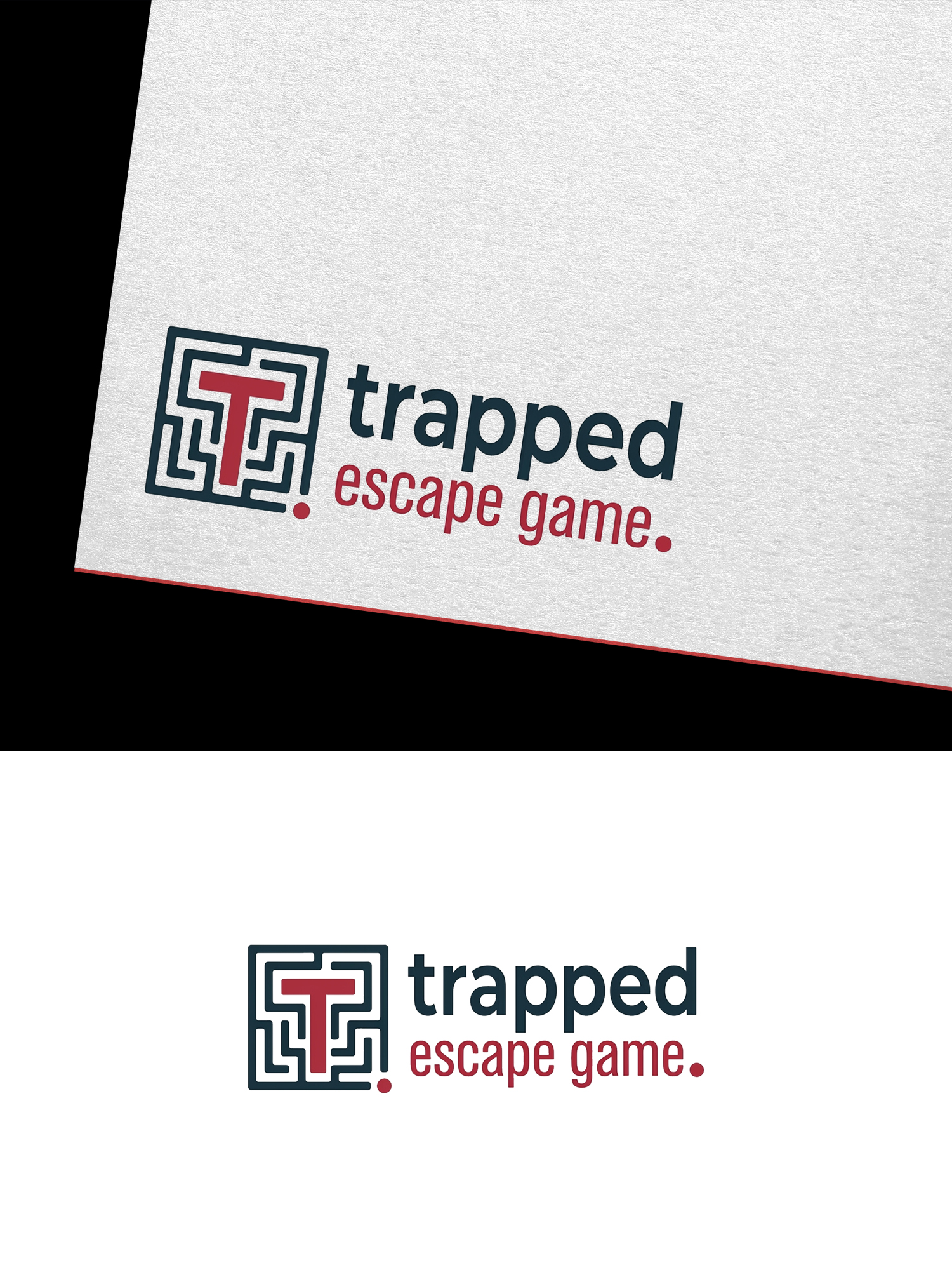 Logo Design by Infinity Pixel Studio 2026 for Trapped Escape Game | Design #37166483