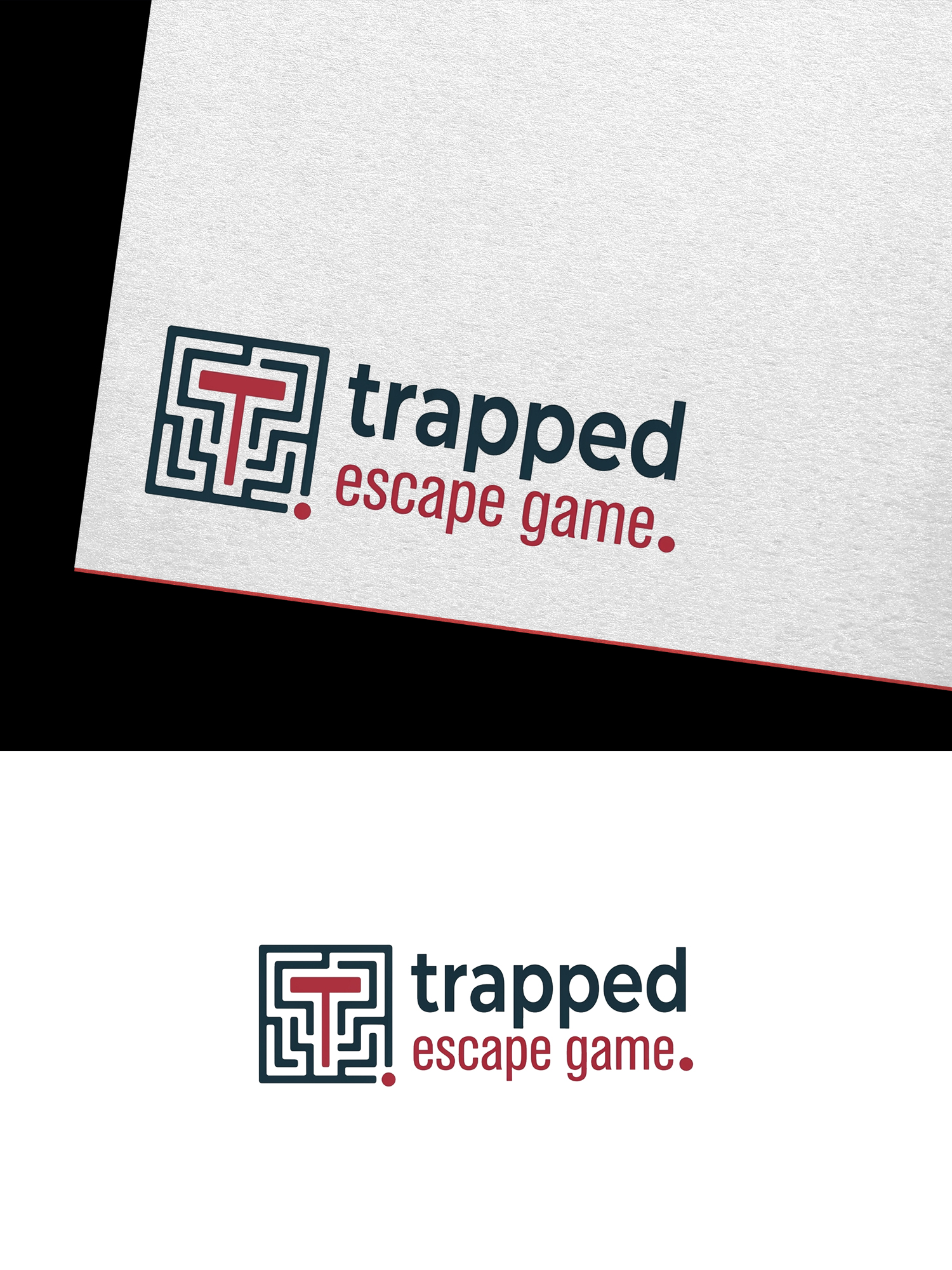 Logo Design by Infinity Pixel Studio 2026 for Trapped Escape Game | Design #37166485