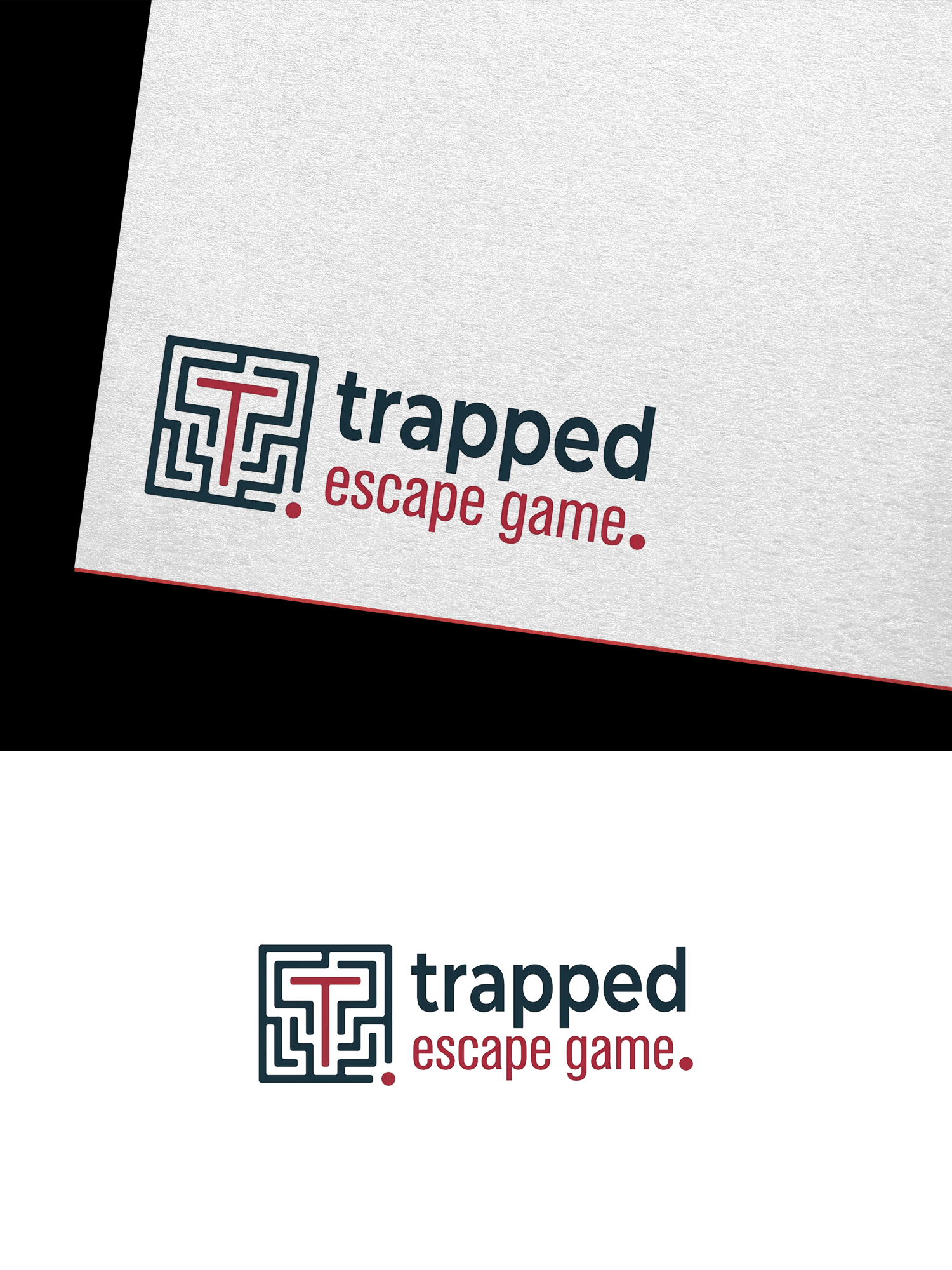 Logo Design by Infinity Pixel Studio 2026 for Trapped Escape Game | Design #37166486