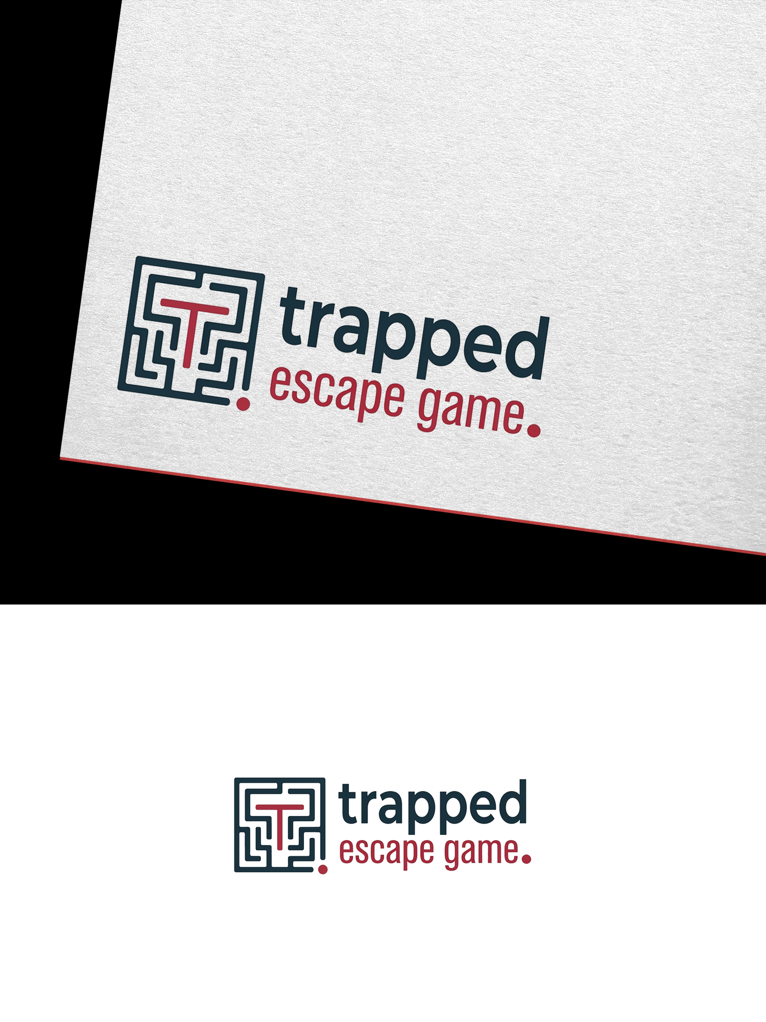 Logo Design by Infinity Pixel Studio 2026 for Trapped Escape Game | Design #37166489