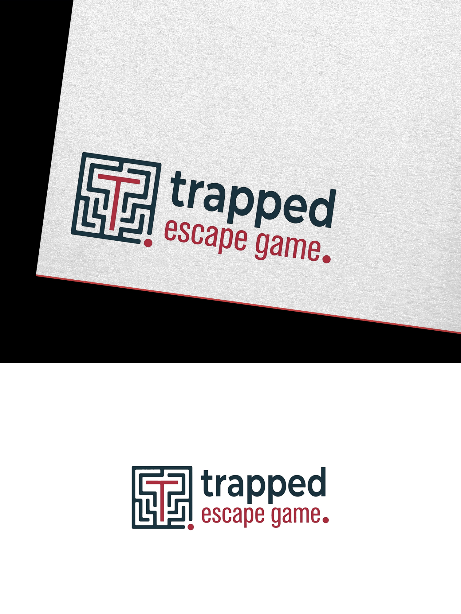 Logo Design by Infinity Pixel Studio 2026 for Trapped Escape Game | Design #37166490