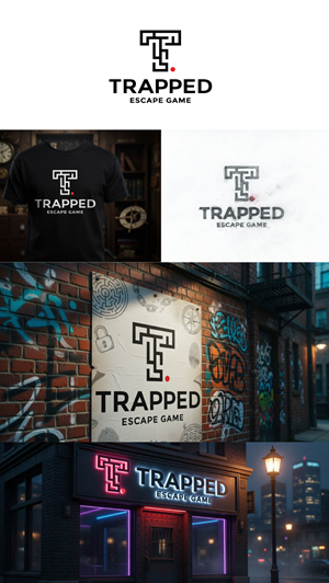 Logo Design by MaishaDesign for Trapped Escape Game | Design: #37145959