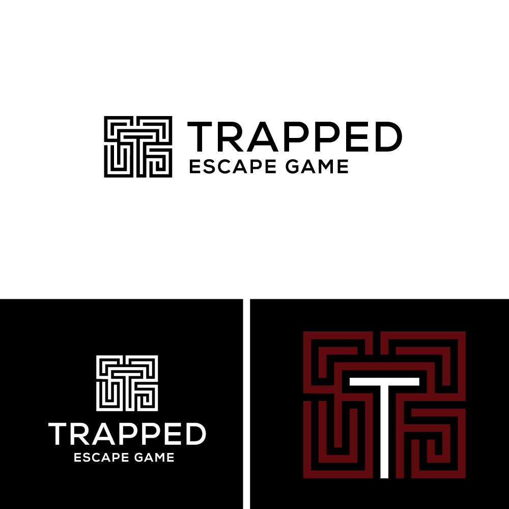 Logo Design by MaishaDesign for Trapped Escape Game | Design #37156298