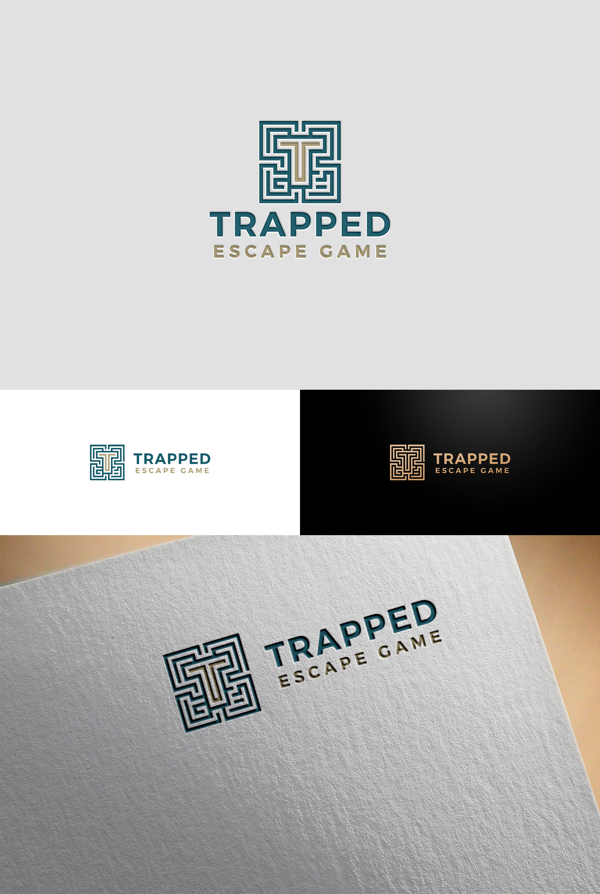 Logo Design by Kejo87 for Trapped Escape Game | Design #37147339