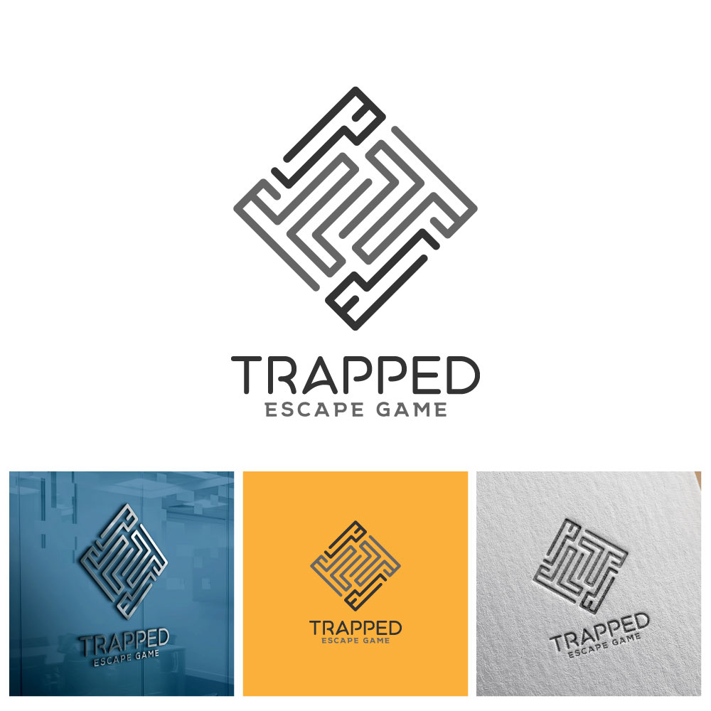 Logo Design by michellefrances for Trapped Escape Game | Design #37167136