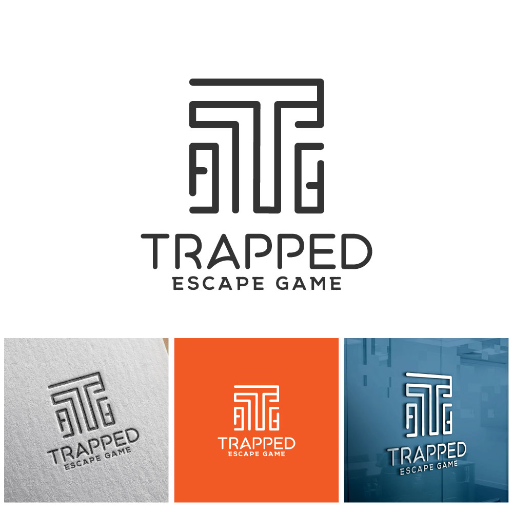 Logo Design by michellefrances for Trapped Escape Game | Design #37167140