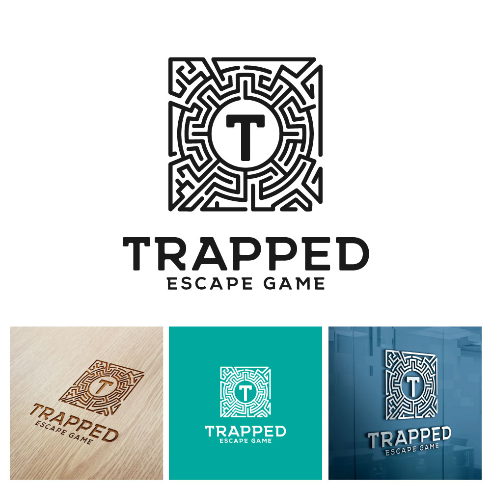 Logo Design by michellefrances for Trapped Escape Game | Design #37171542