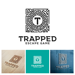 Logo Design by michellefrances for Trapped Escape Game | Design: #37171542
