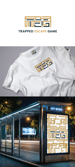 Logo Design by AbhishekkM'24 for Trapped Escape Game | Design: #37142313