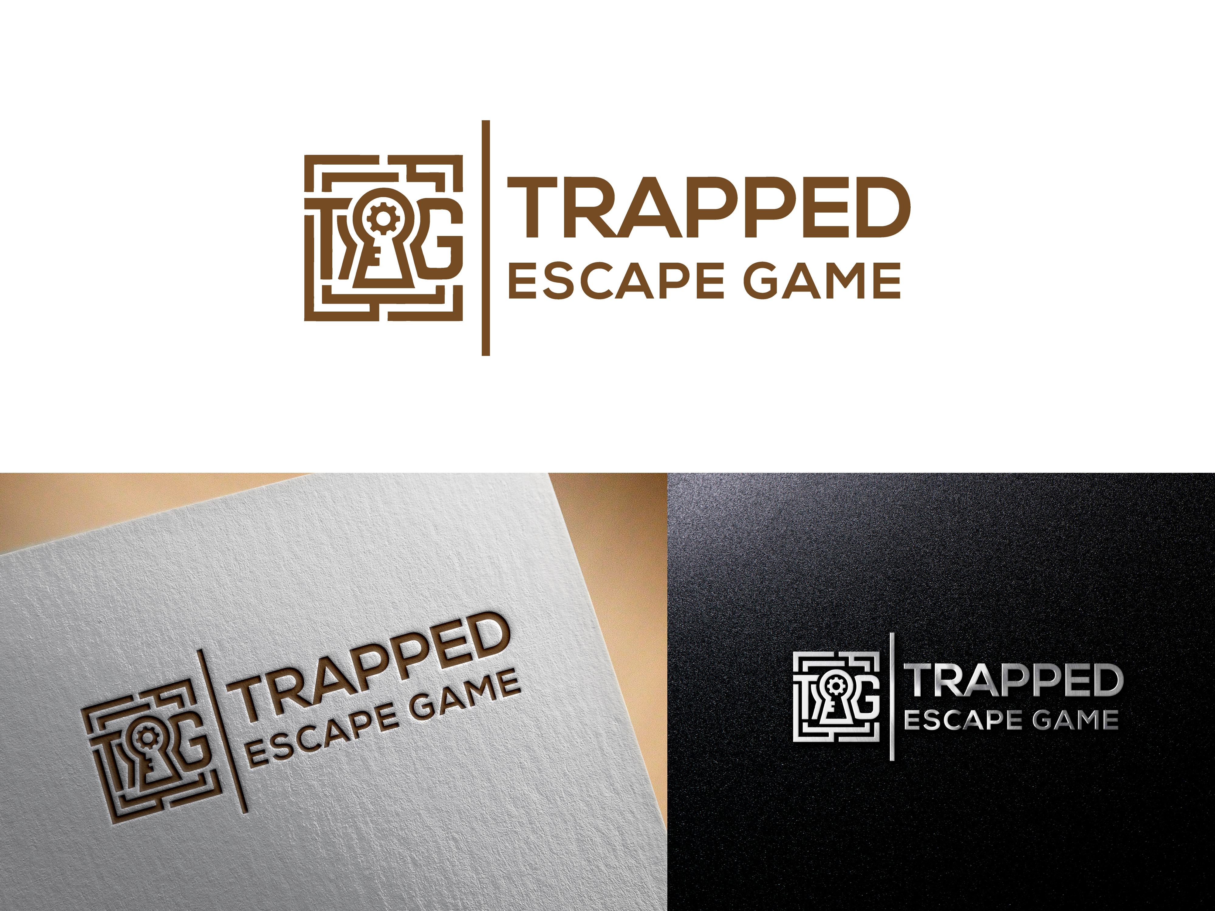 Logo Design by Bluefish07 for Trapped Escape Game | Design #37154128