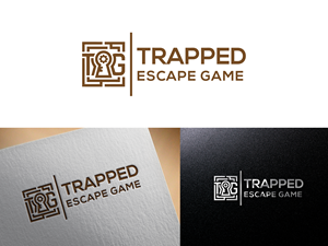 Logo Design by Bluefish07 for Trapped Escape Game | Design: #37154128