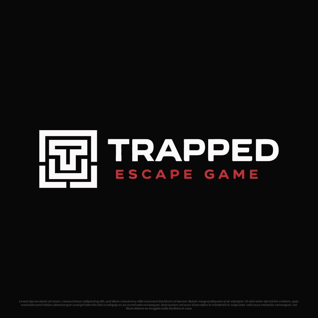 Logo Design by Kayla Studio for Trapped Escape Game | Design #37143344