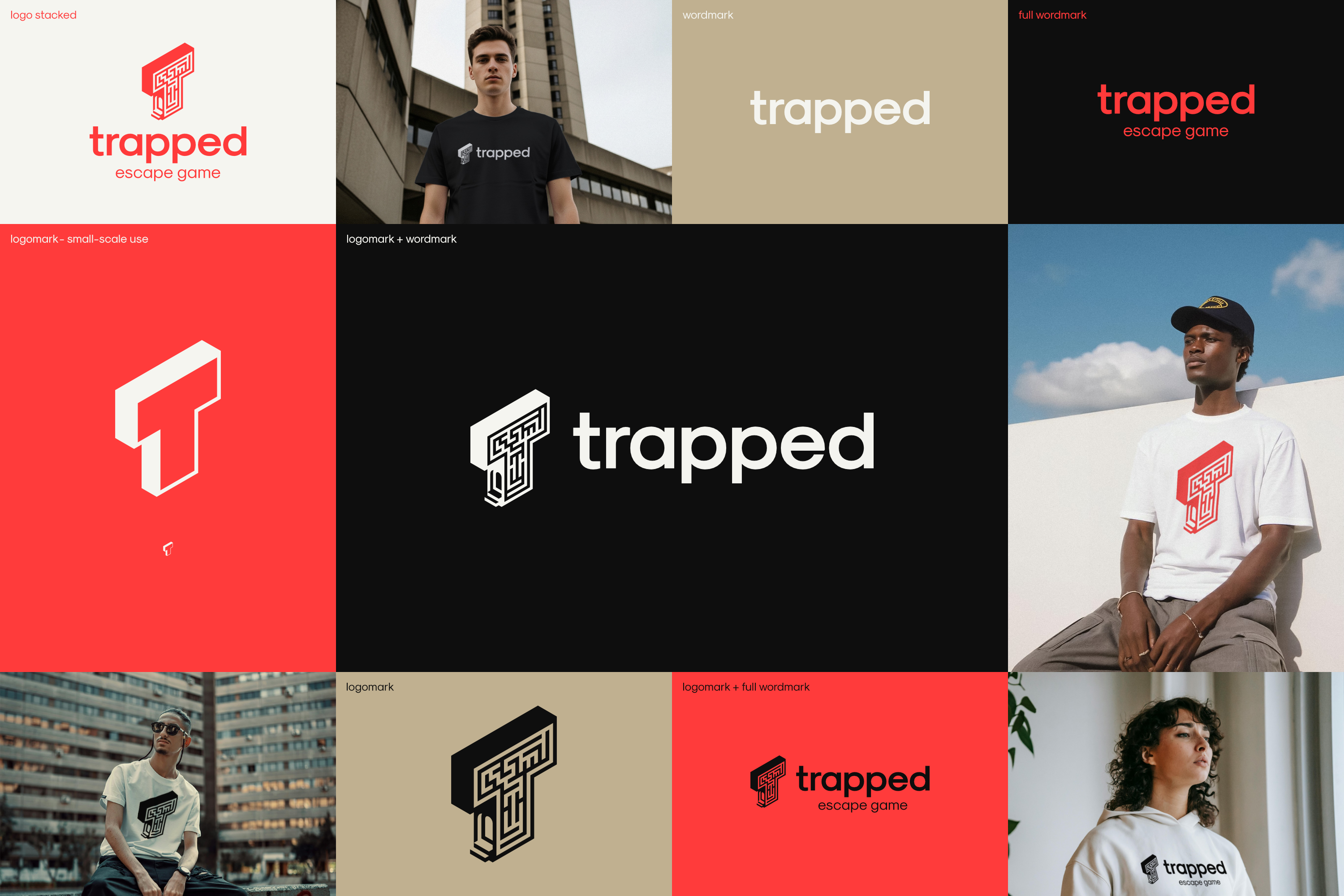 Logo Design by Rotes Design for Trapped Escape Game | Design #37147499