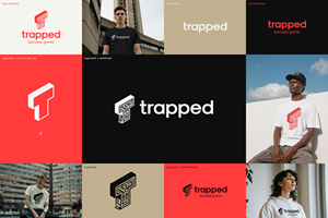 Logo Design by Rotes Design for Trapped Escape Game | Design: #37147499