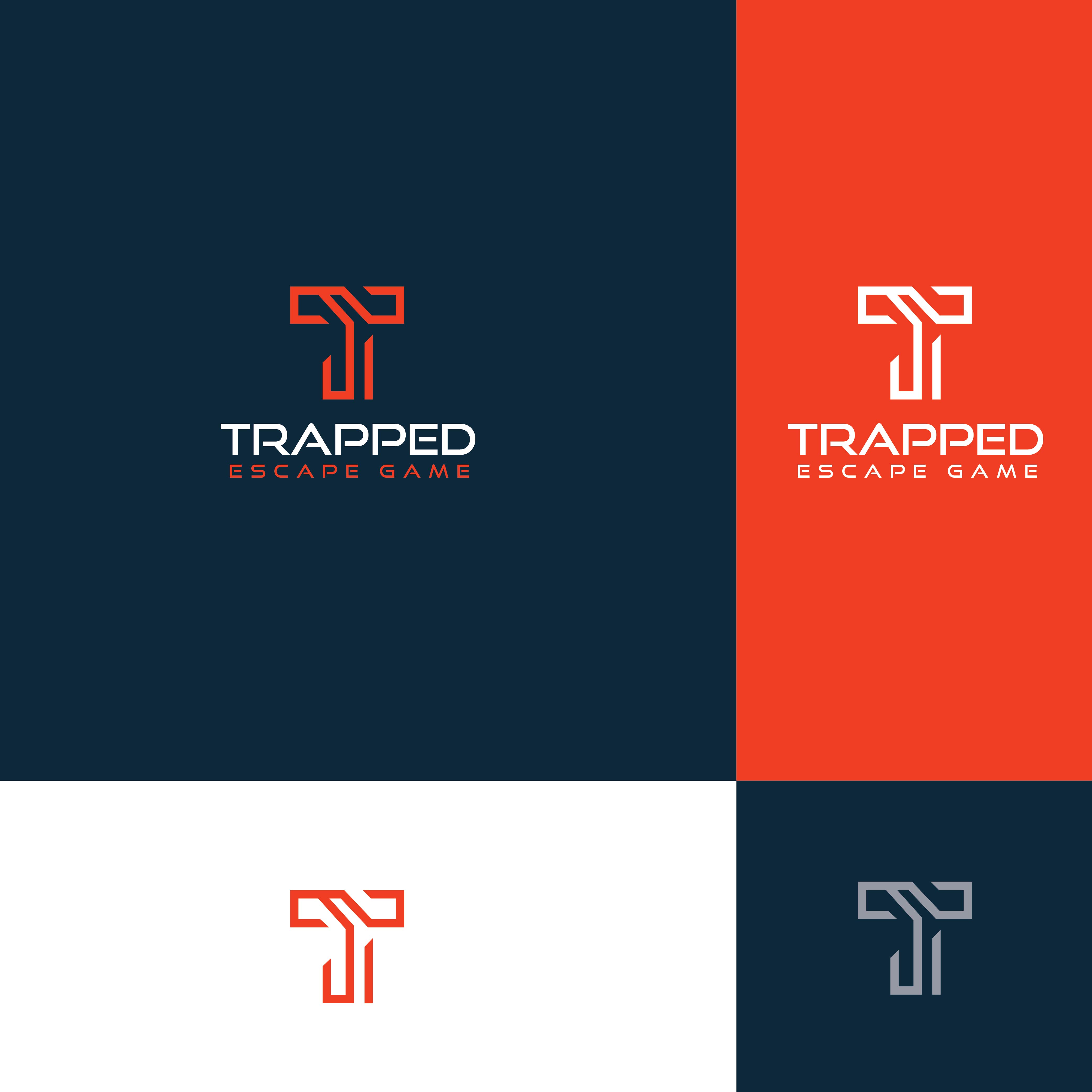 Logo Design by Arpigraphy for Trapped Escape Game | Design #37144234