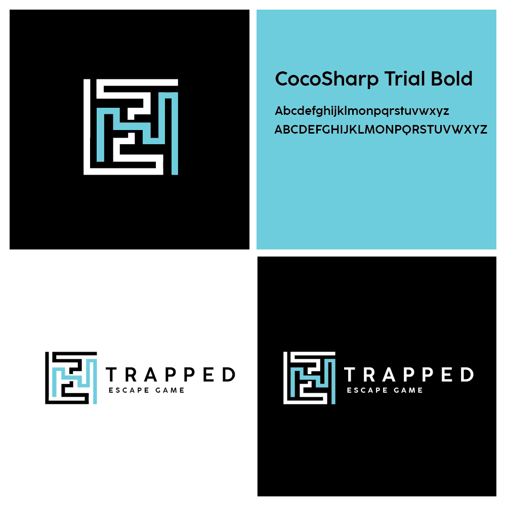Logo Design by sketchzone for Trapped Escape Game | Design #37172177