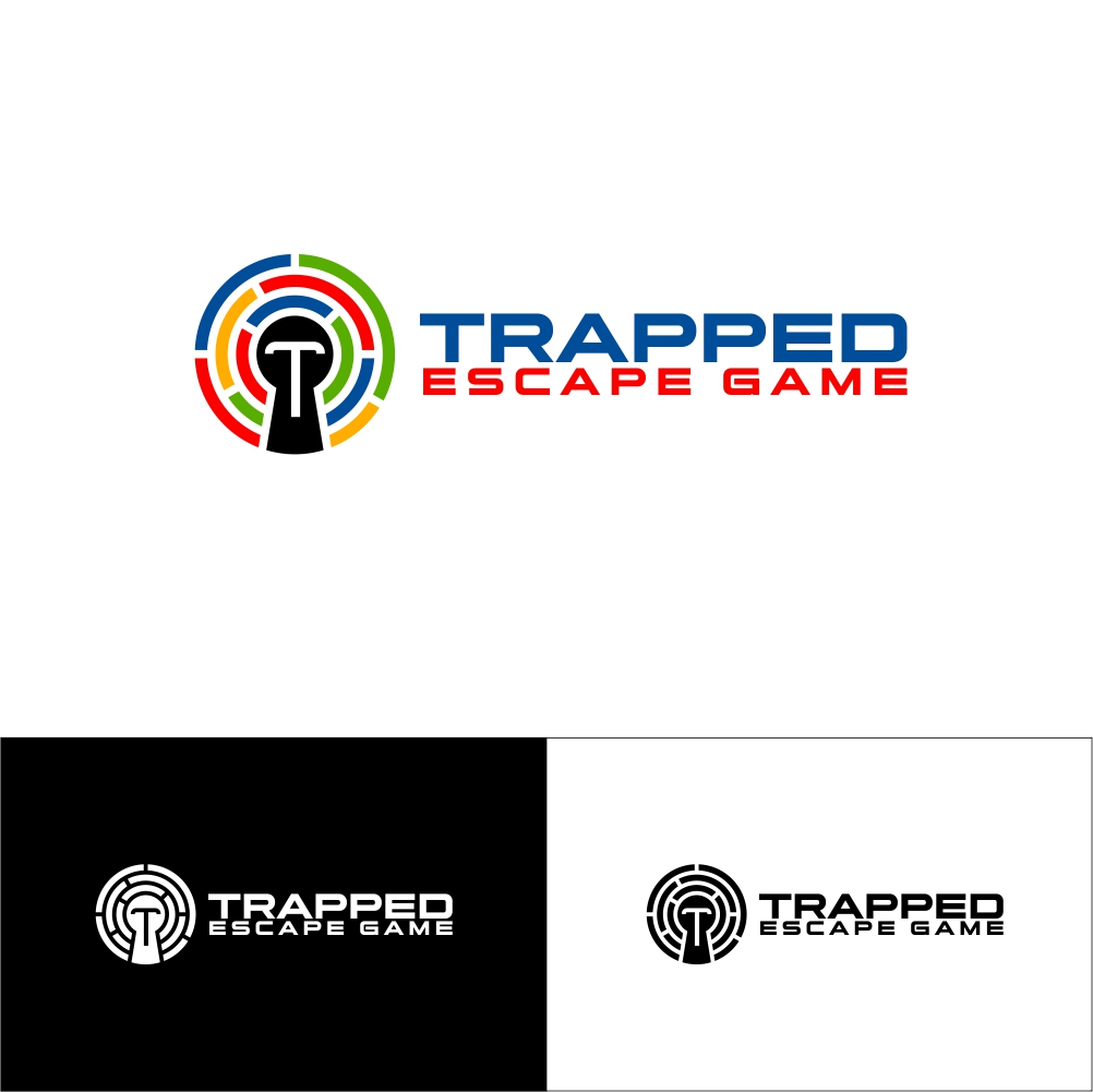 Logo Design by b3no for Trapped Escape Game | Design #37167246